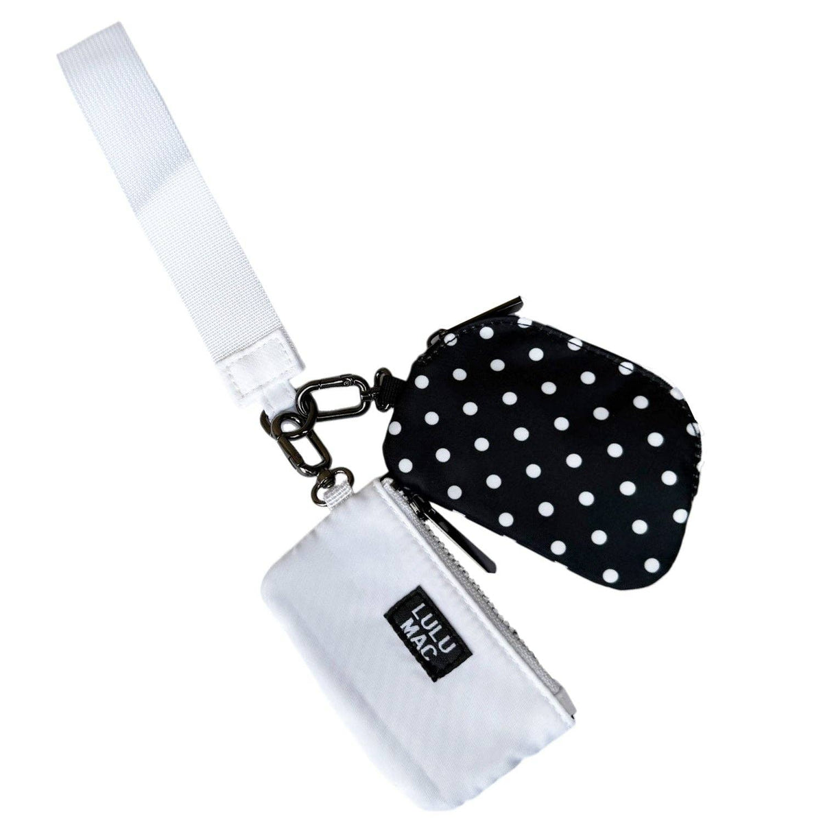 Lulumac Black/White Dots Wristlet